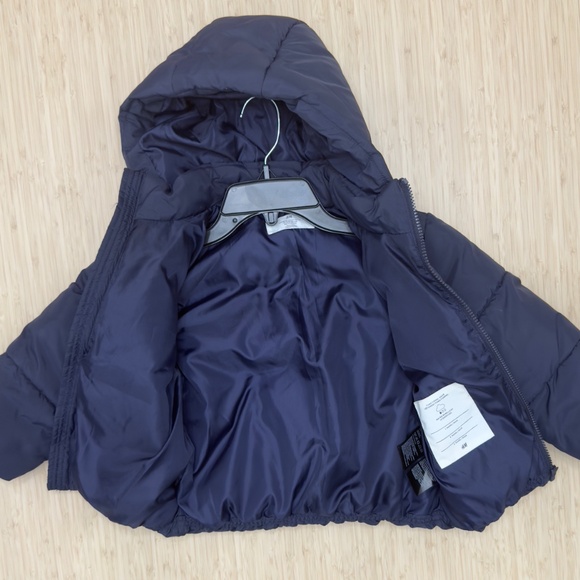 Kids H&M water repellent puffer jacket- size 3/4T - Picture 3 of 5